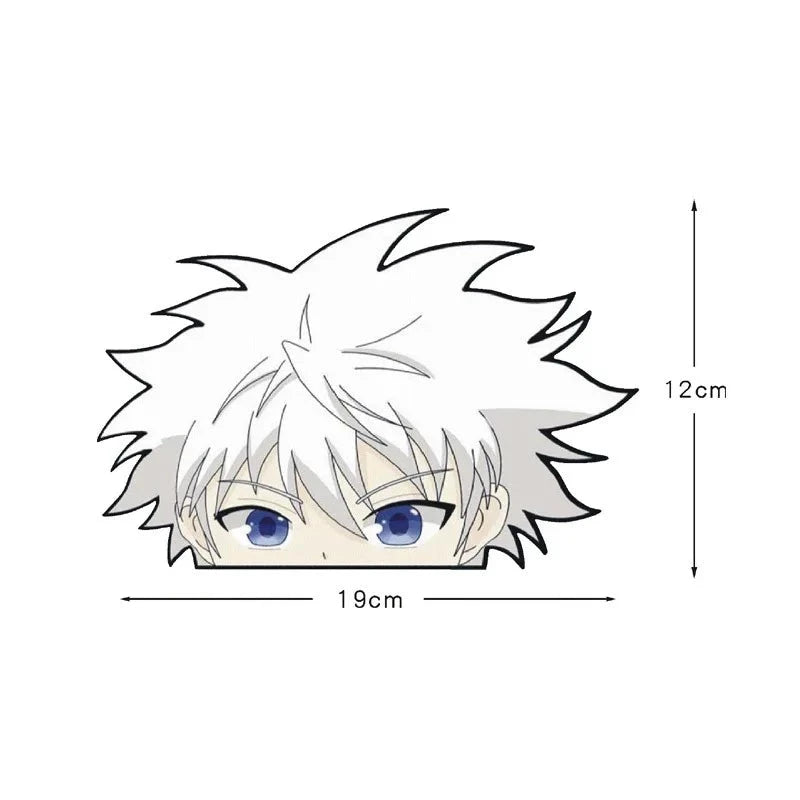 Hunter x Hunter ‘Killua Zoldyck | Staring’ Vinyl Car Peeker Sticker