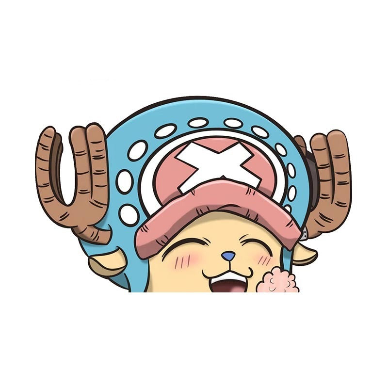 One Piece 'Tony Tony | Laughing | 2.0' Vinyl Car Peeker Sticker