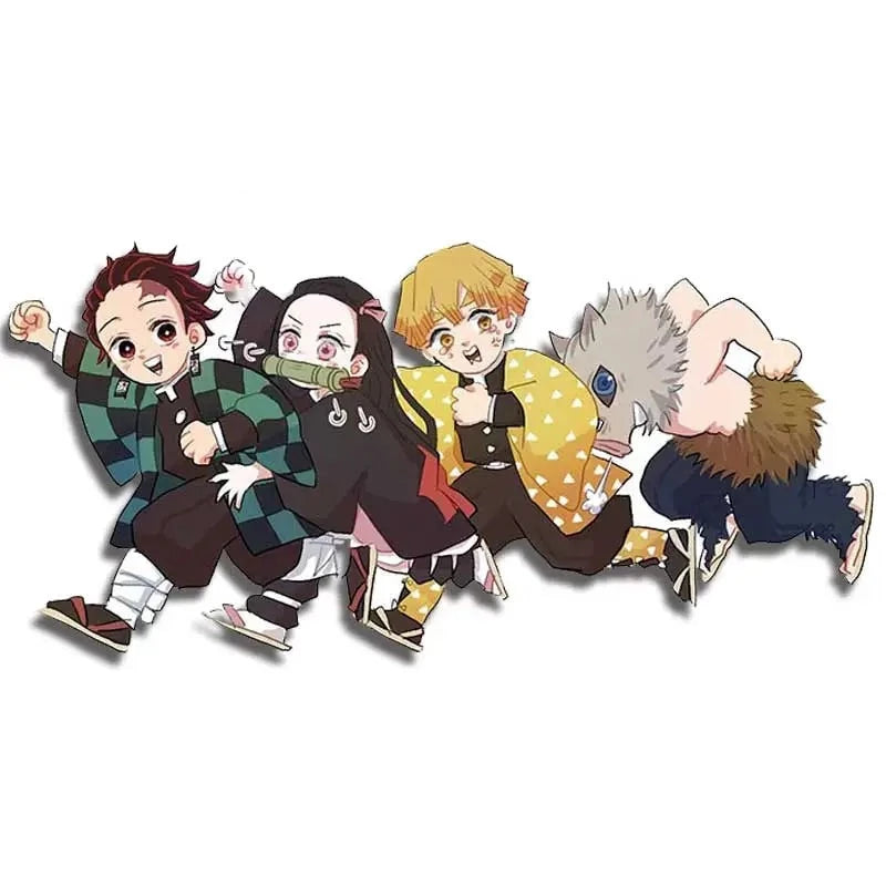 Demon Slayer 'Rallying' Vinyl Car Sticker