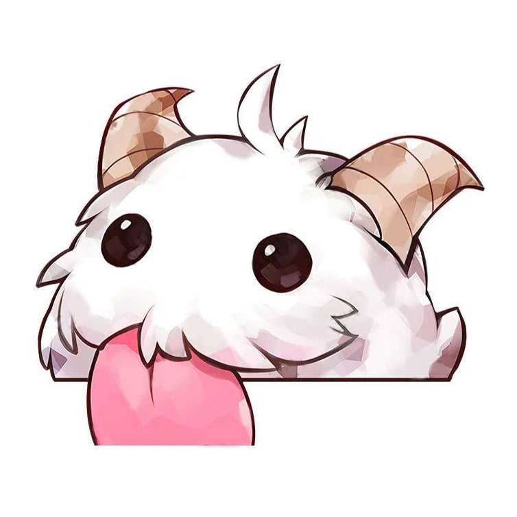 League of Legends 'Poro | Staring' Vinyl Car Peeker Sticker
