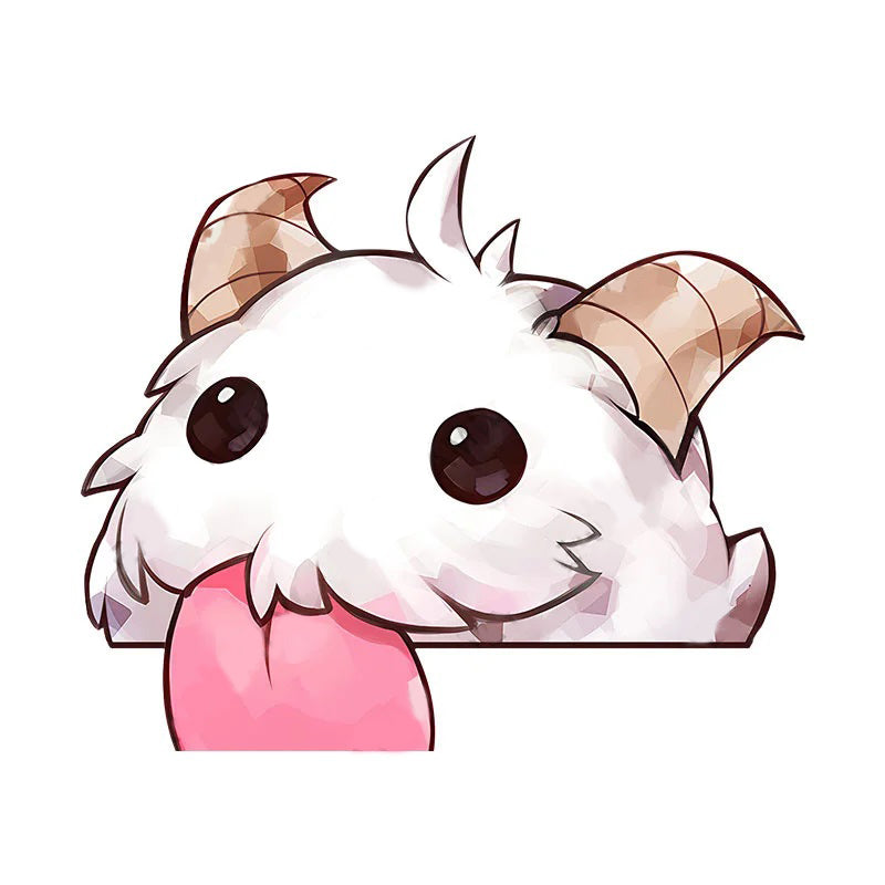 League of Legends 'Poro | Staring' Vinyl Car Peeker Sticker