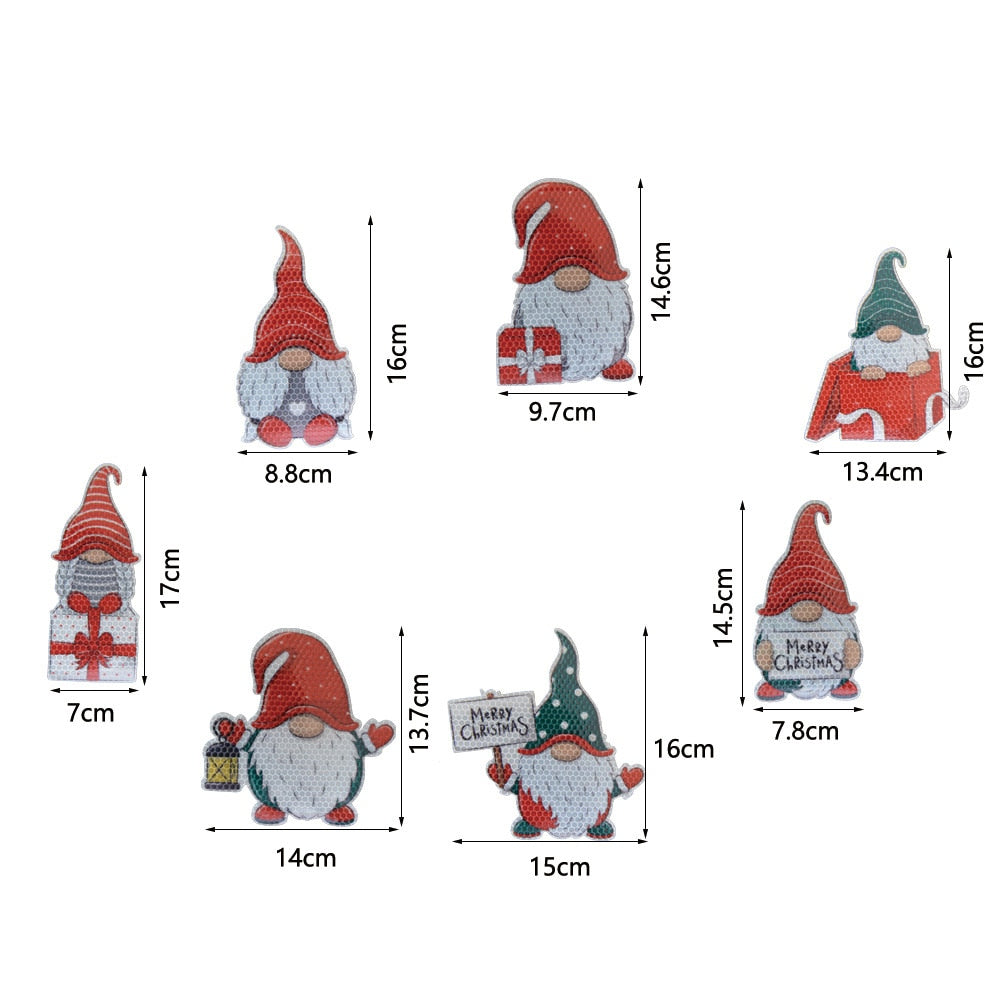 Santa Dwarfs 'Random Gifts' Vinyl Car Magnetic Sticker