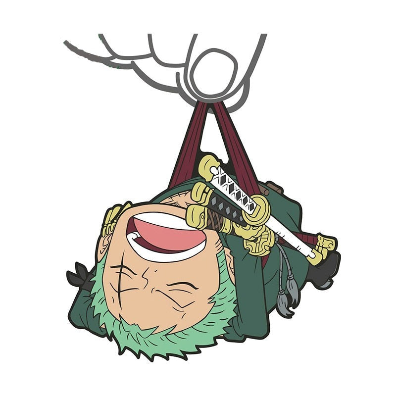 One Piece 'Hanging Zoro | Yawning' Vinyl Car Sticker