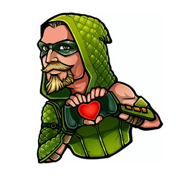 The Batman 'Green Arrow | Finger Heart' Vinyl Car Sticker