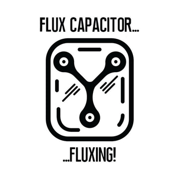 Back to the Future 'Flux Capacitor | Fluxing' Vinyl Car Sticker