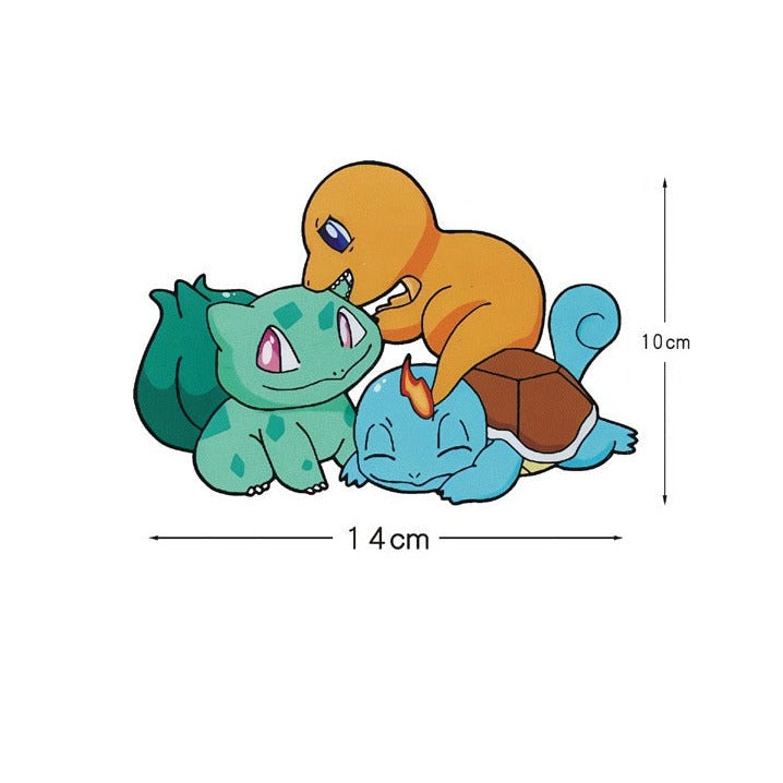 Pokemon 'Bulbasaur | Squirtle | Charmander' Vinyl Car Sticker