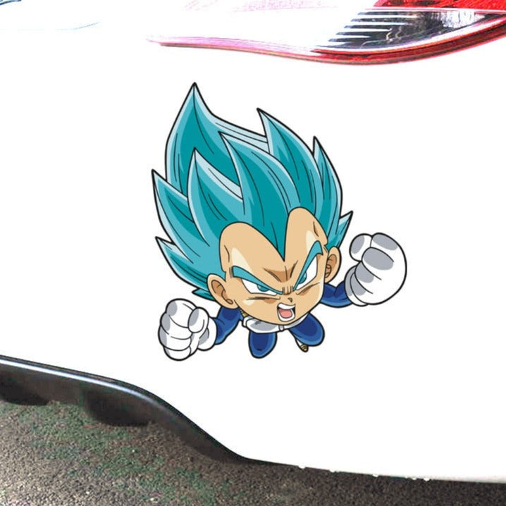 Dragon Ball Z 'Vegeta | Angry' Vinyl Car Sticker