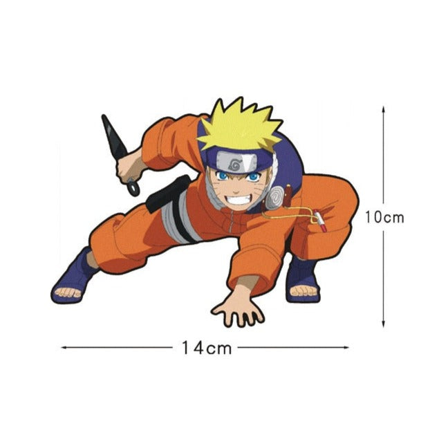 Naruto 'Naruto Uzumaki | Gritted Teeth' Vinyl Car Sticker