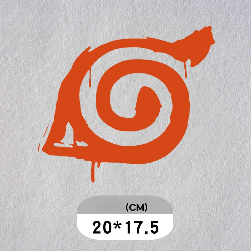 Naruto 'Konoha Logo | Dripping' Vinyl Car Sticker