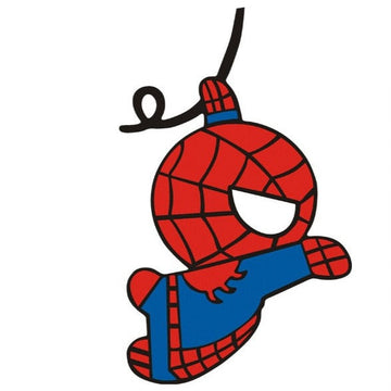 Spider-Man 'Hanging And Web Shooting | Right' Vinyl Car Sticker