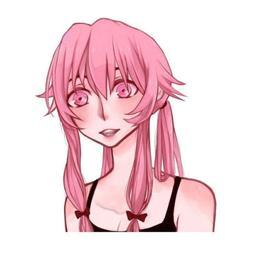 Future Diary 'Yuno Gasai | Blushed' Vinyl Car Peeker Sticker
