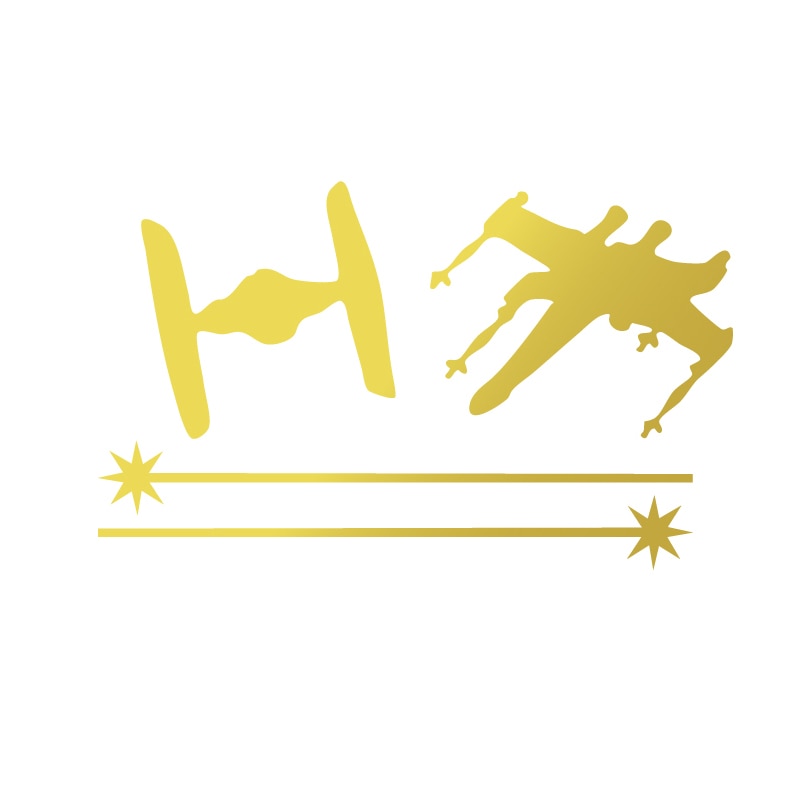 Star Wars 'X-Wing VS. Tie Fighter | Shooting Fight' Vinyl Car Sticker