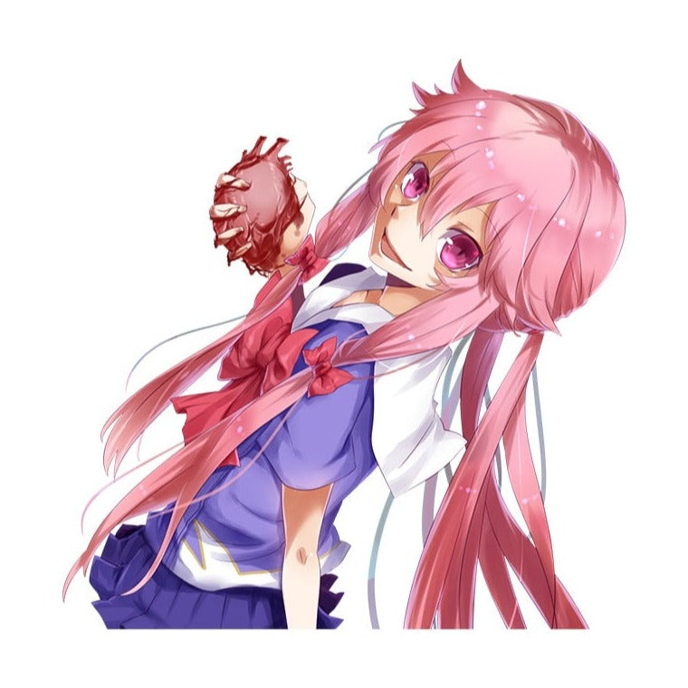 Future Diary 'Yuno Gasai | Look Up' Vinyl Car Sticker