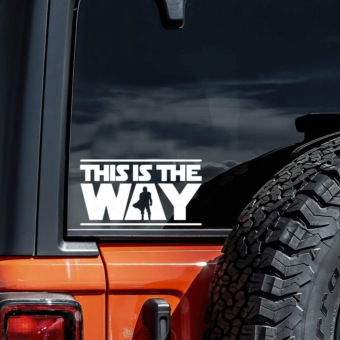 Star Wars 'This Is The Way | Mandalorian' Vinyl Car Sticker