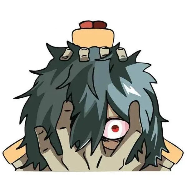 My Hero Academia 'Tomura Shigaraki | Surprise' Vinyl Car Peeker Sticker