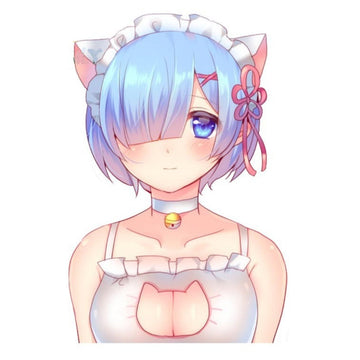 Re:Zero 'Rem | Kitty Top' Vinyl Car Sticker