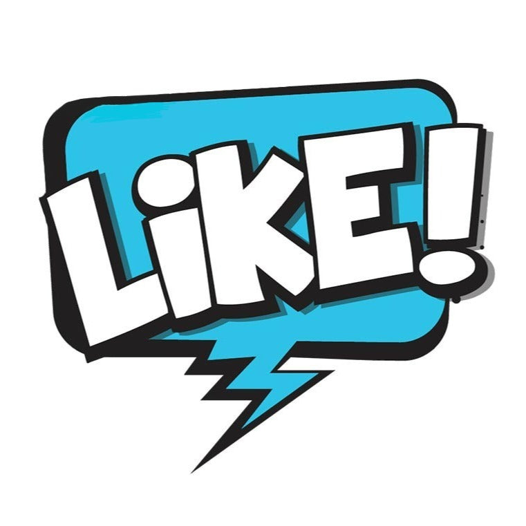 Comic Bubble 'Like!' Vinyl Car Sticker