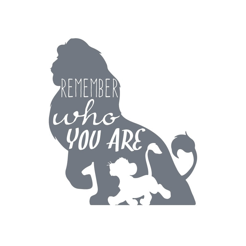 The Lion King 'Simba | Remember Who You Are' Vinyl Car Sticker