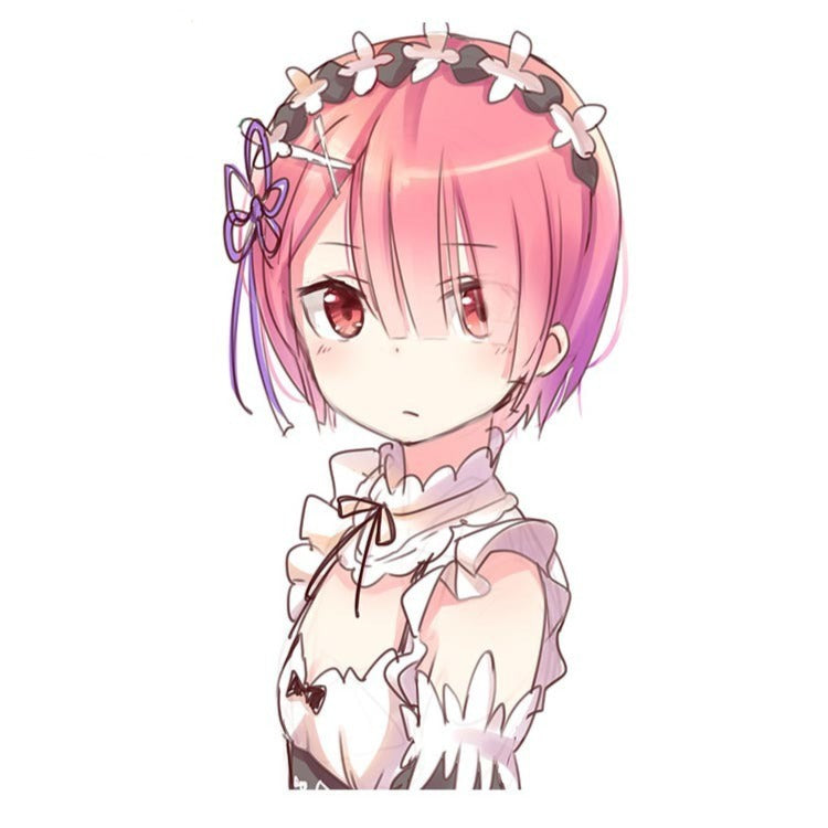 Re:Zero 'Ram | Staring' Vinyl Car Sticker – Sticker Tuned