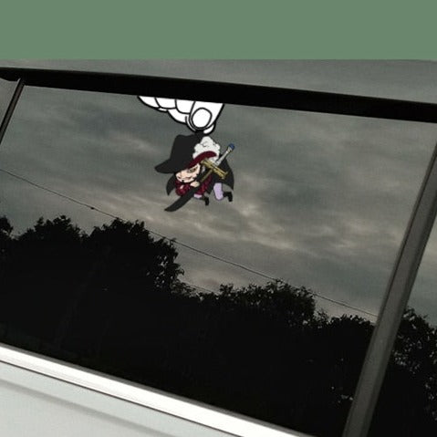 One Piece 'Hanging Dracule Mihawk | Yoru Sword' Vinyl Car Sticker