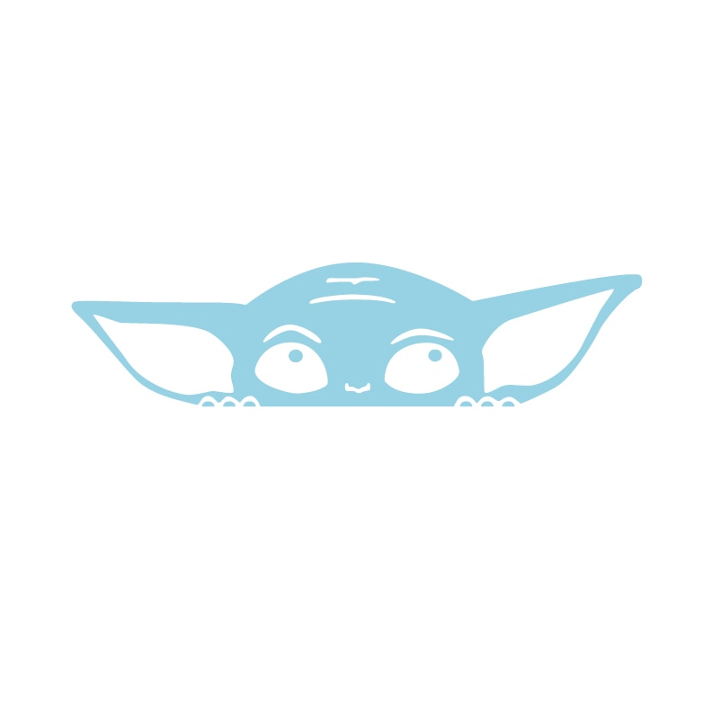 Star Wars 'Baby Yoda | Look Up' Vinyl Car Peeker Sticker