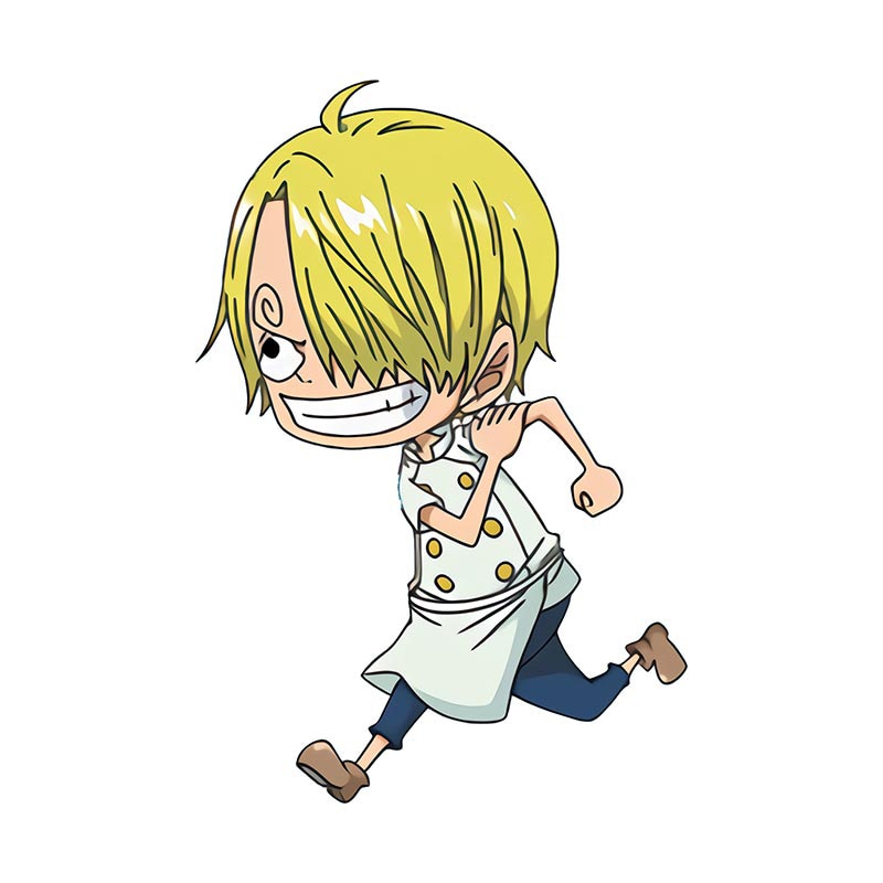 One Piece 'Young Vinsmoke | Running' Vinyl Car Sticker