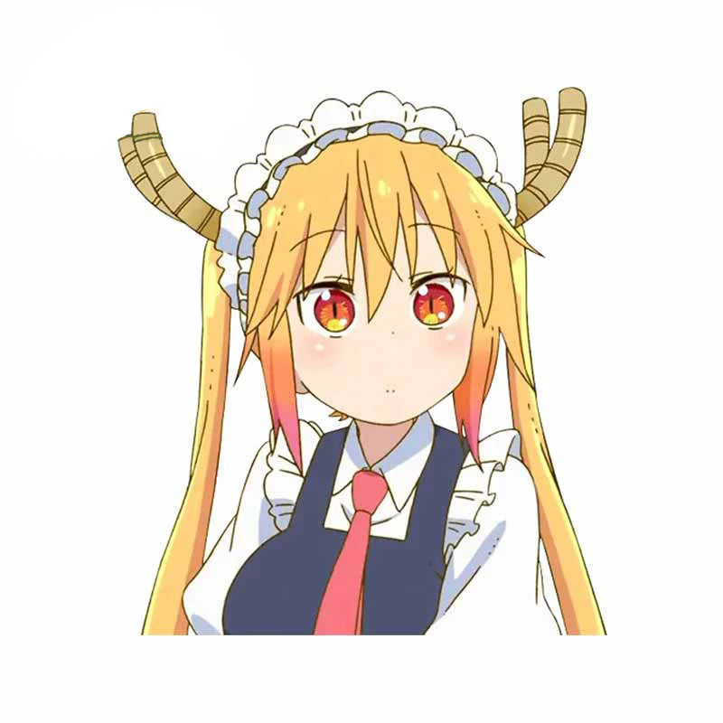 Miss Kobayashi's Dragon Maid 'Tohru | Staring' Vinyl Car Peeker Sticker