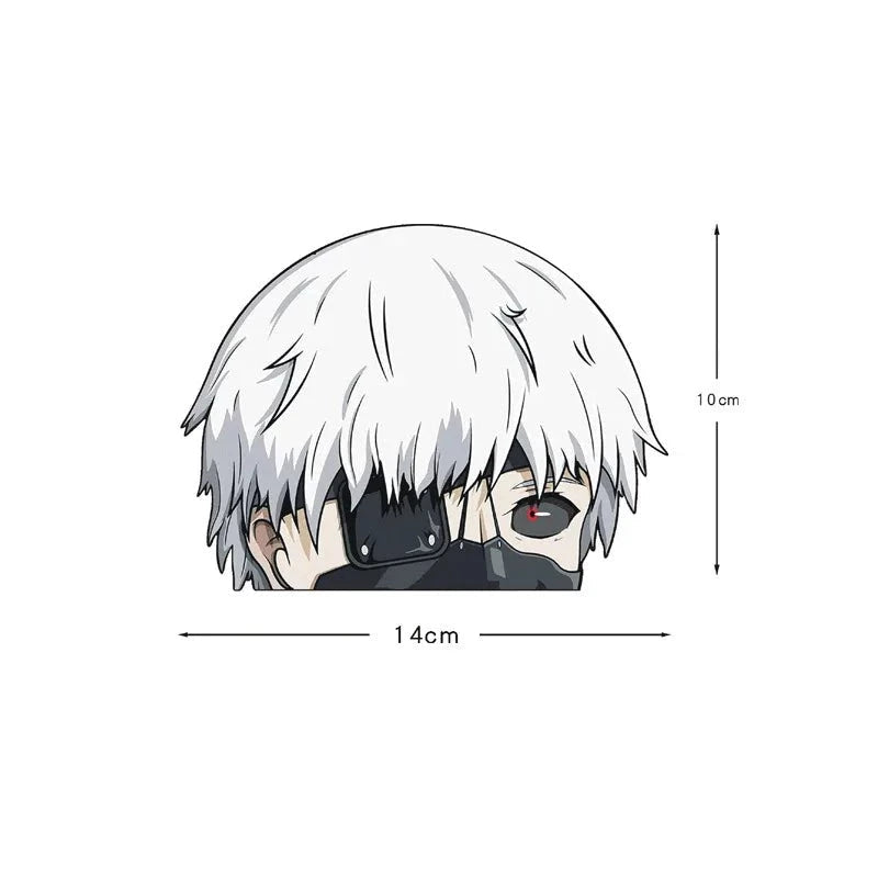 Tokyo Ghoul 'Ken Kaneki | Eye Patch' Vinyl Car Peeker Sticker
