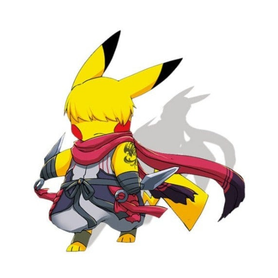 Pikachu x Emiya (Assassin) Vinyl Car Sticker