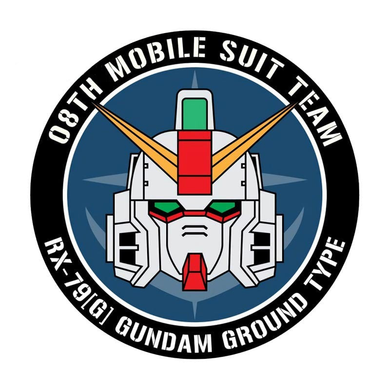 08Th Mobile Suit Team 'RX-79 G Gundam Ground Type' Vinyl Car Sticker