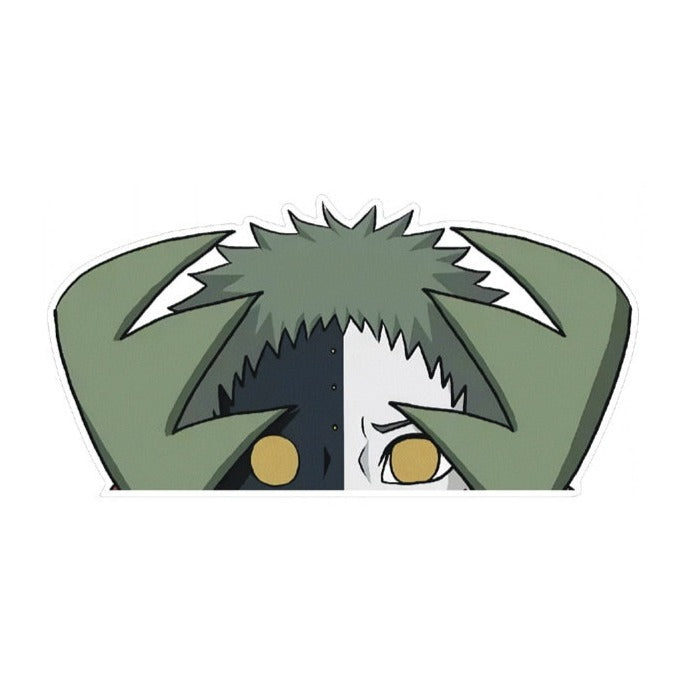 Naruto 'Black And White Zetsu' Vinyl Car Peeker Sticker