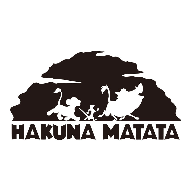The Lion King 'Simba-Timon-Pumbaa | Hakuna Matata' Vinyl Car Sticker