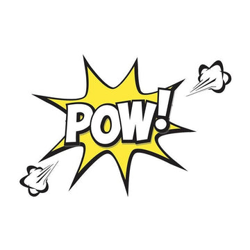 Comic Bubble 'Pow!' Vinyl Car Sticker