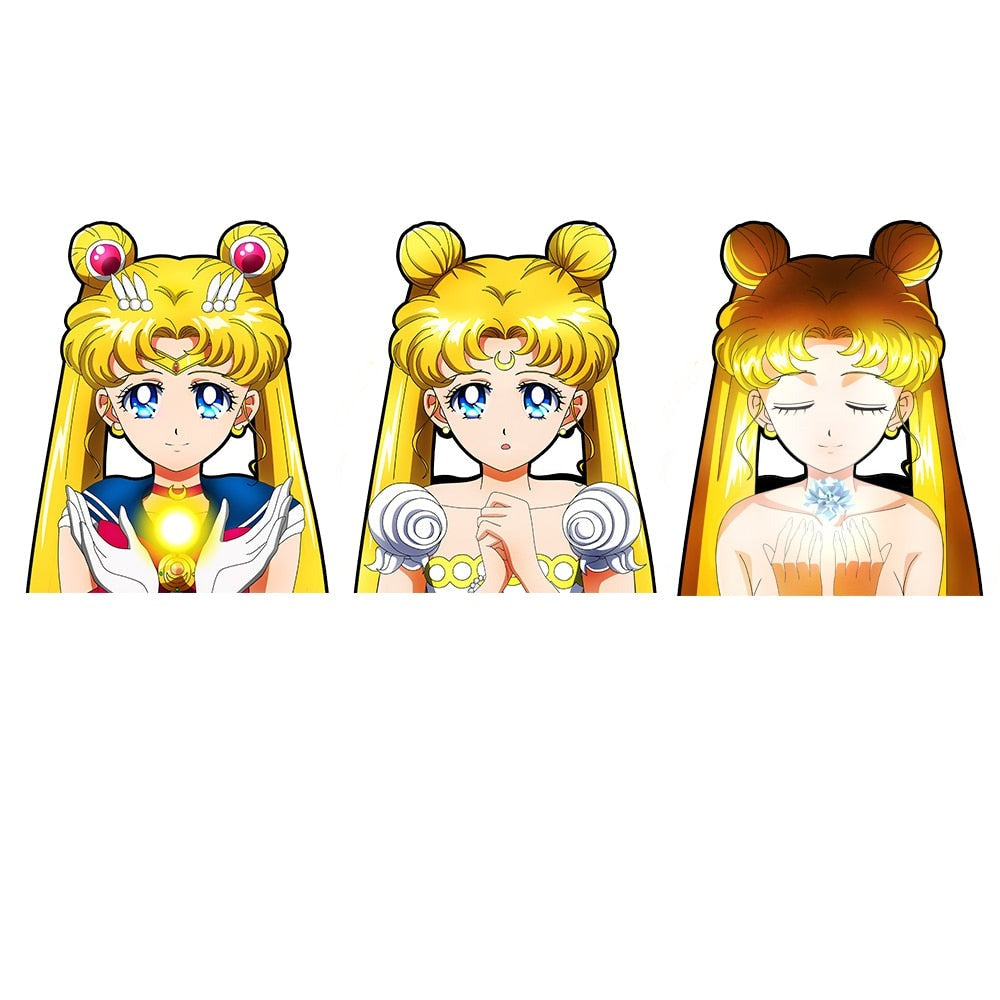 Sailor Moon 'Teary Eyes' Vinyl Car 3D Motion Sticker