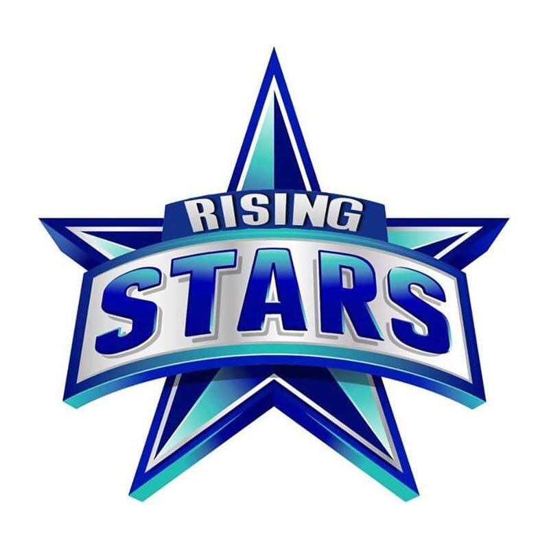 Cool 'Rising Stars | Logo' Vinyl Car Sticker
