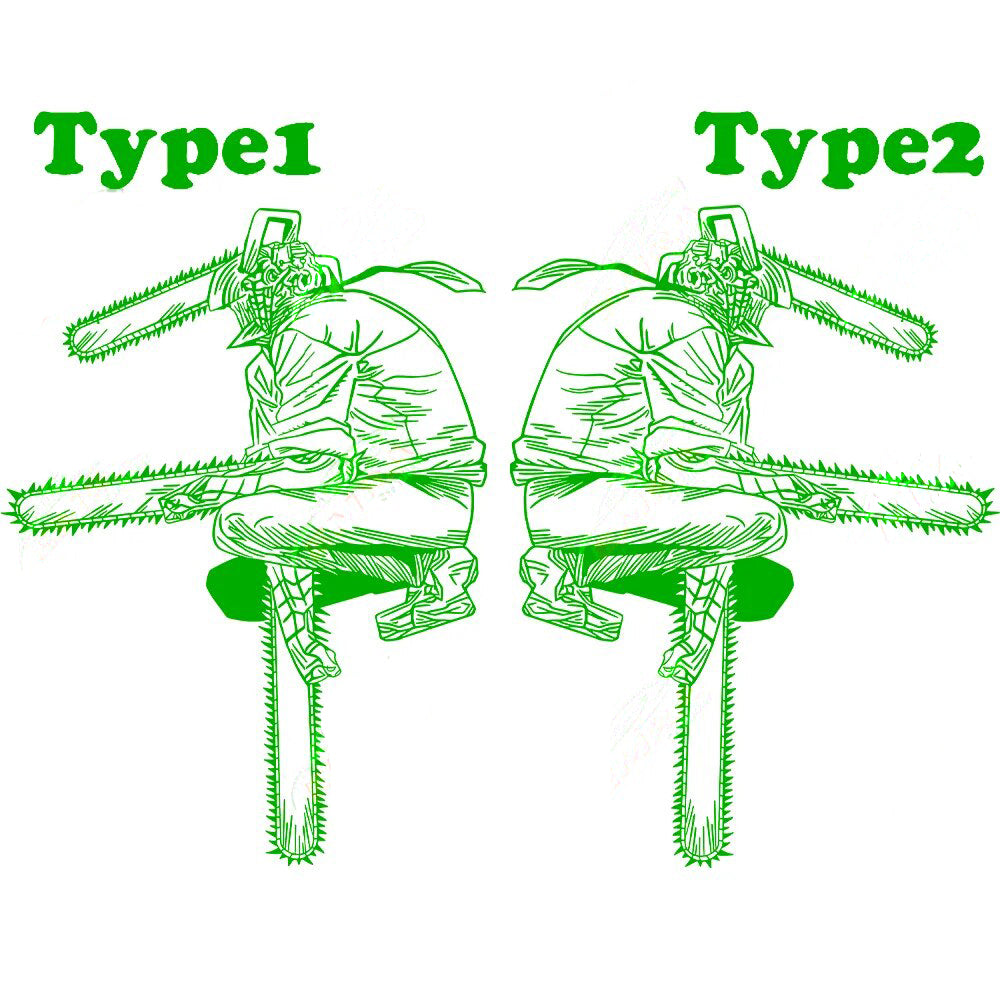 Chainsaw Man 'Fighting Pose' Vinyl Car Sticker