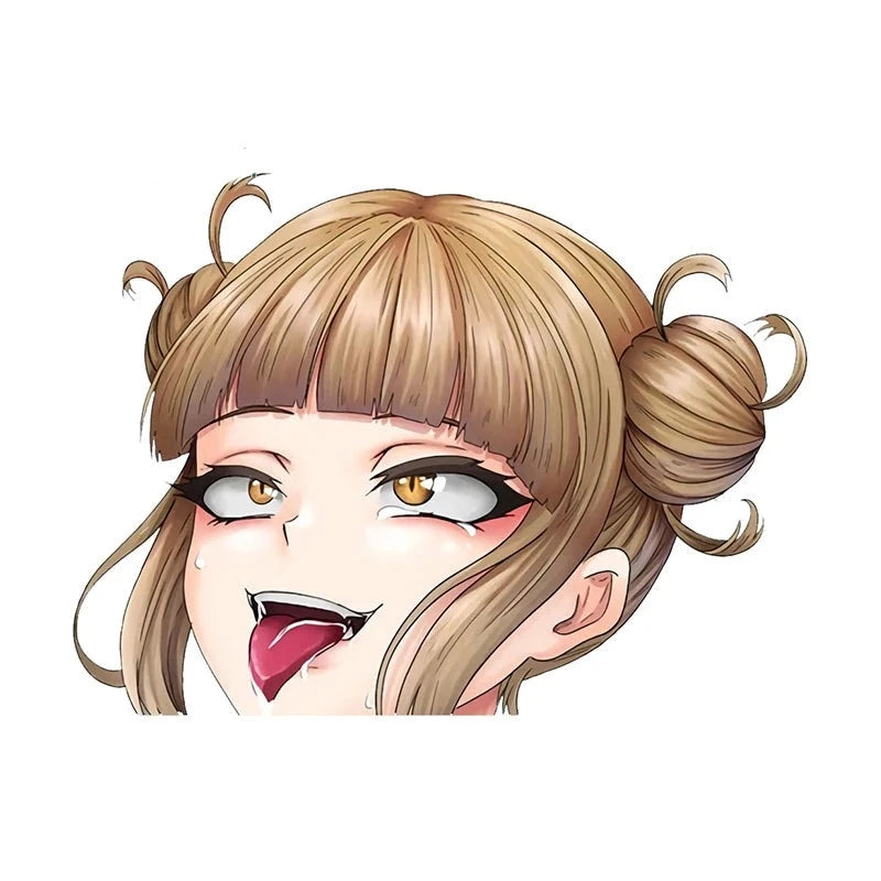 My Hero Academia 'Himiko Toga | Tongue Out' Vinyl Car Peeker Sticker
