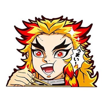 Demon Slayer 'Kyojuro Rengoku | Munching' Vinyl Car Sticker