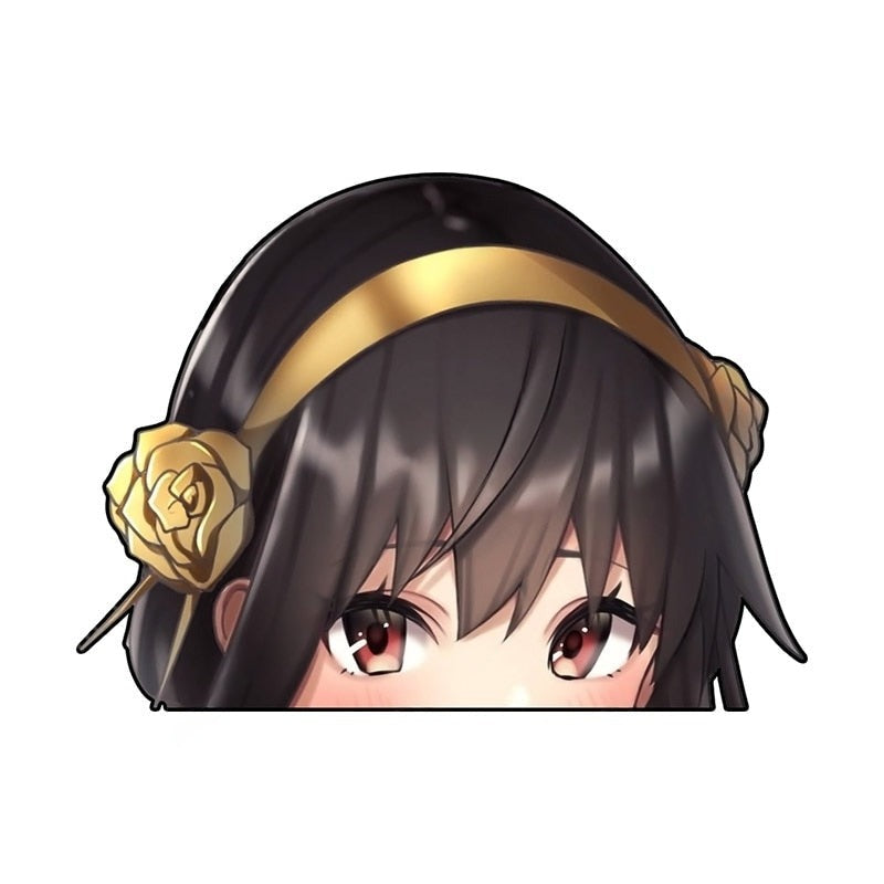 Spy x Family 'Yor Forger | Shy' Vinyl Car Peeker Sticker