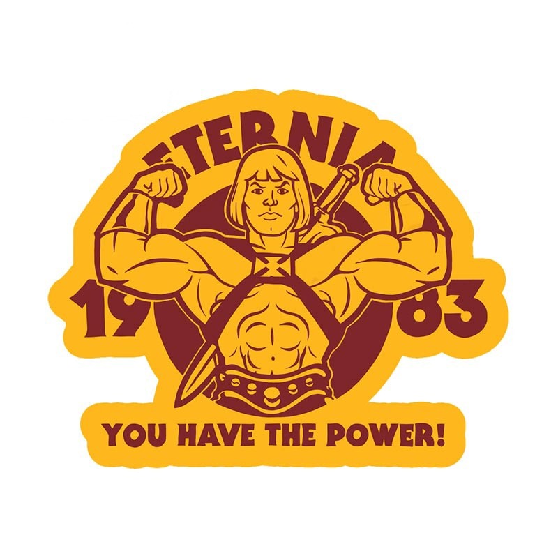 Masters of the Universe 'Eternia 1983 | You Have The Power' Vinyl Car Sticker