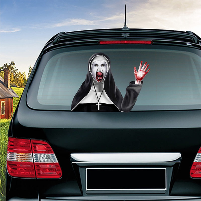The Nun 'Valak | Demon Nun' Vinyl Car Wiper Sticker