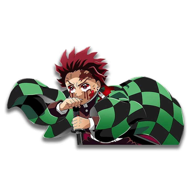 Demon Slayer 'Tanjiro Kamado | Bloody Tears' Vinyl Car Sticker