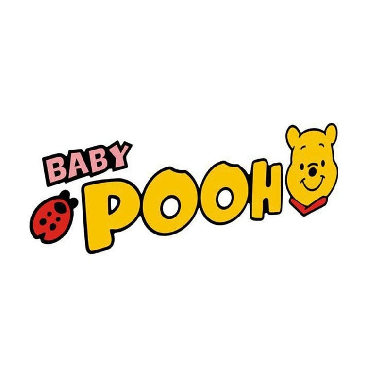 Winnie the Pooh 'Baby Pooh | Head' Vinyl Car Sticker