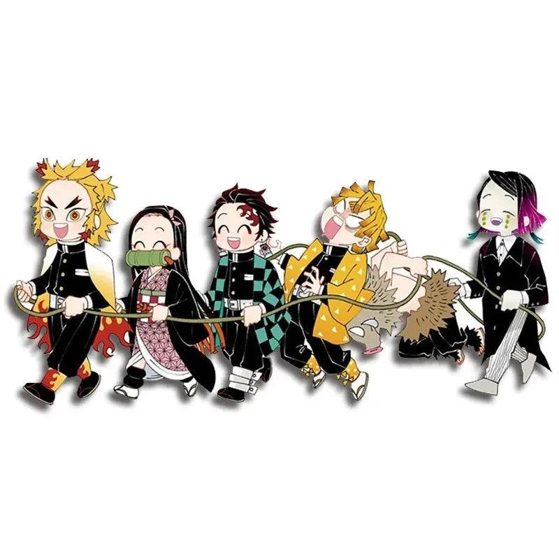 Demon Slayer 'Having Fun of The Rope' Vinyl Car Sticker