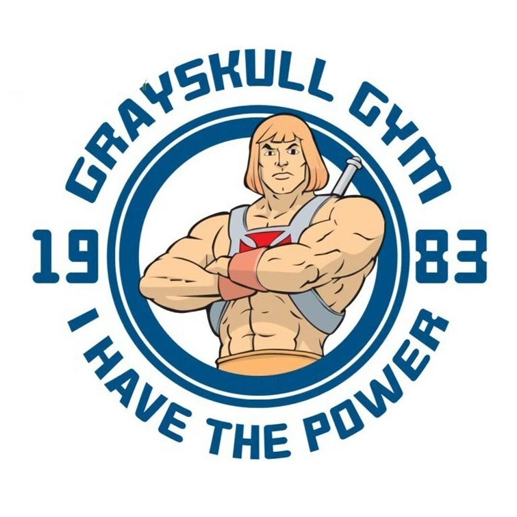 Masters of the Universe 'Grayskull Gym 1983 | I Have The Power' Vinyl Car Sticker