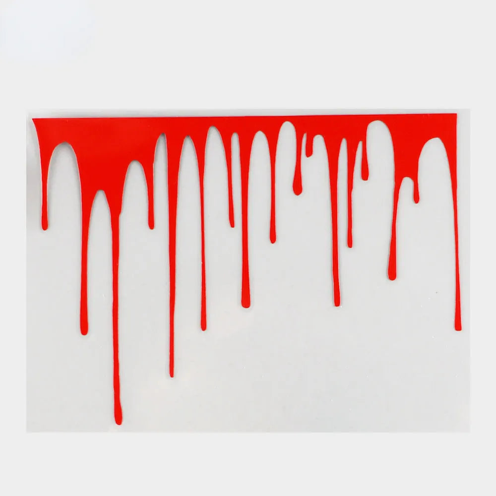 Cool 'Dripping Blood' Vinyl Car Sticker