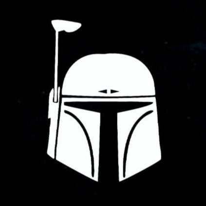 Star Wars 'Boba Fett Helmet | 1.0' Vinyl Car Sticker