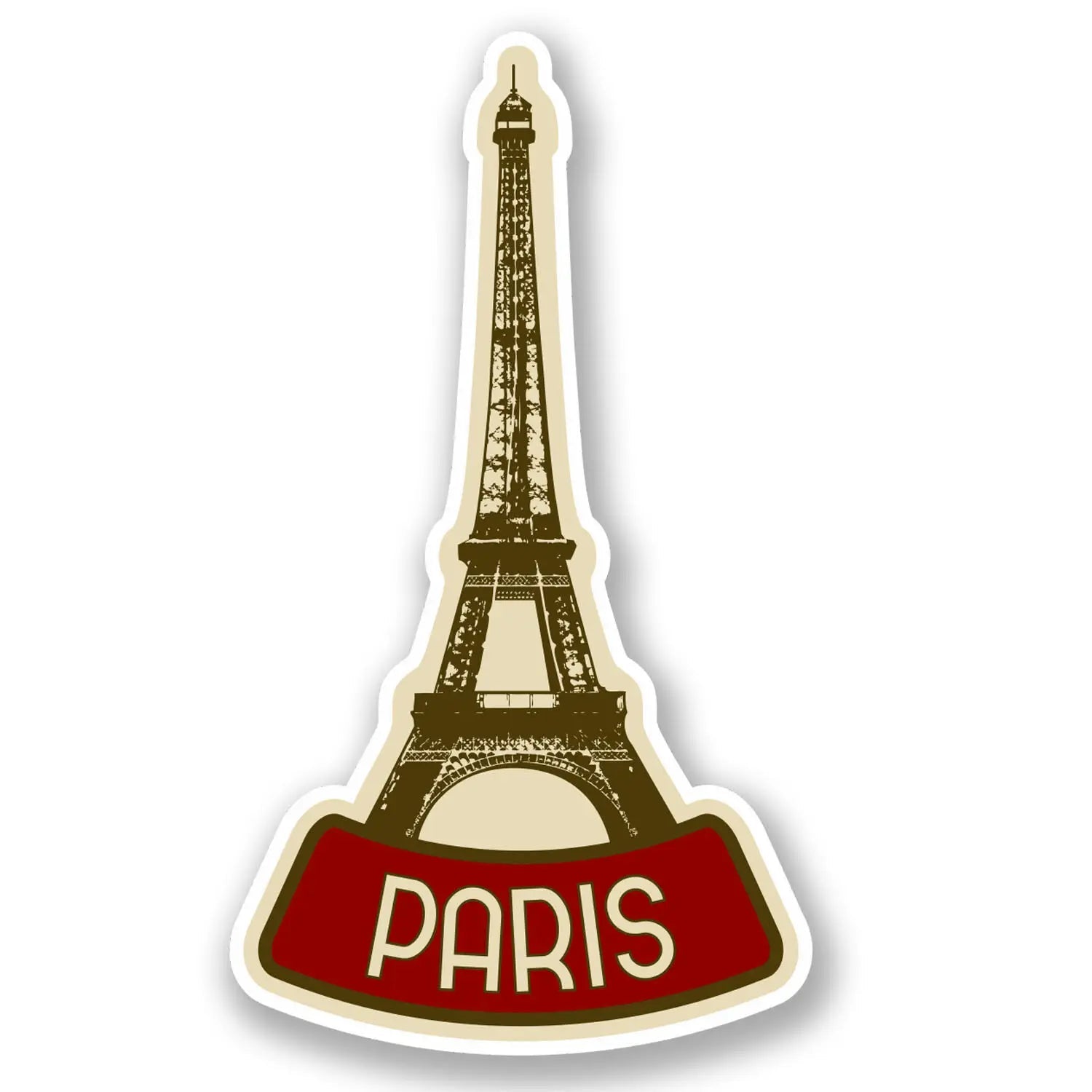 Paris 'Eiffel Tower' Vinyl Car Sticker