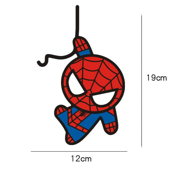 Spider-Man 'Hanging On Black Rope | Right | 1.0' Vinyl Car Sticker
