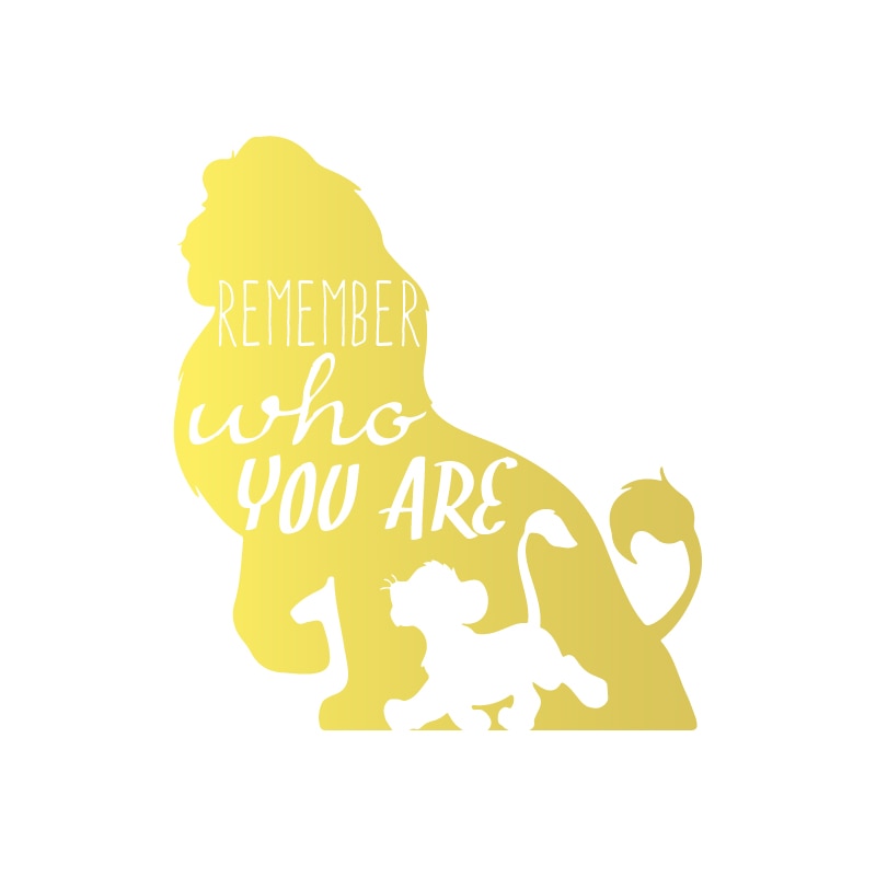The Lion King 'Simba | Remember Who You Are' Vinyl Car Sticker